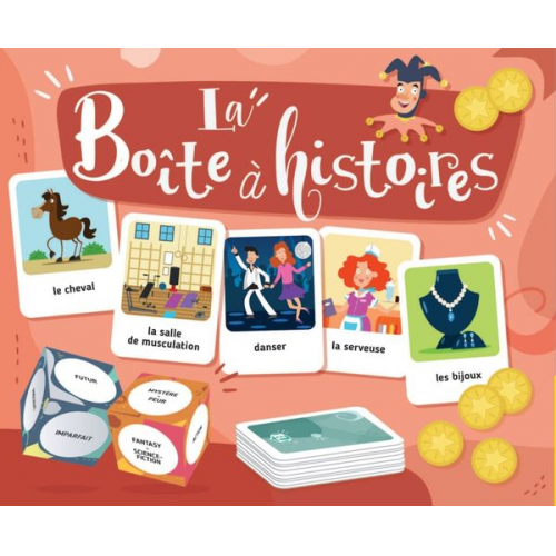 La boîte à histoires. Gamebox mit 132 Karten + Download