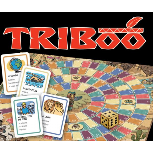 Triboo. Gamebox mit 132 Karten, Spielplan + Download