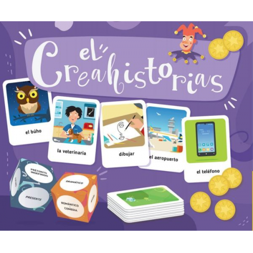 El Creahistorias. Gamebox mit 132 Karten + Download