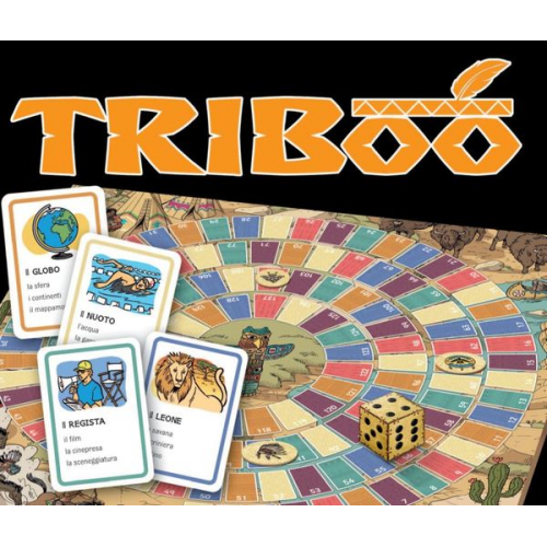 Triboo.Gamebox mit 132 Karten, Spielplan + Download