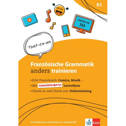 Französische Grammatik anders trainieren.Grammatik-Schülerarbeitsheft + Klett-Augmented