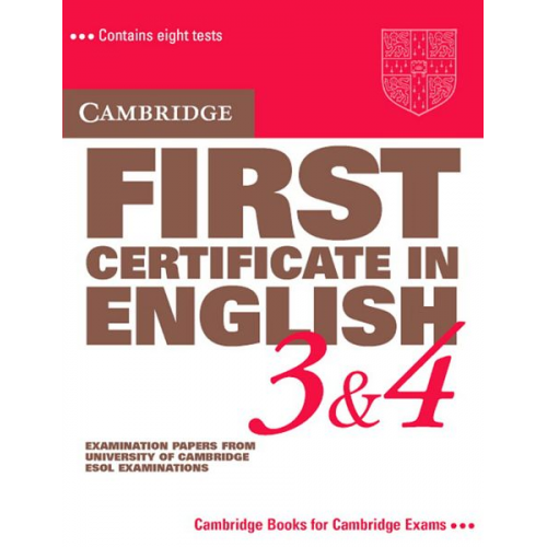 Cambridge First Certificate in English 3/4 Stud.