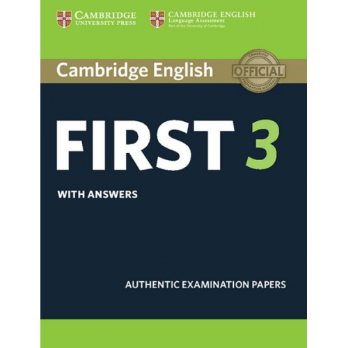 Cambridge English First 3. Student's Book with answers