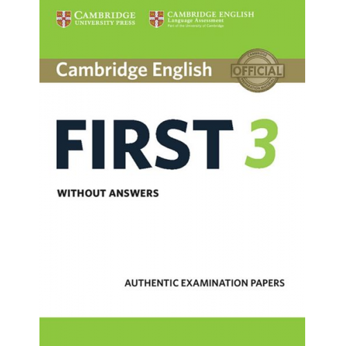 Cambridge English First 3. S.B. without answers