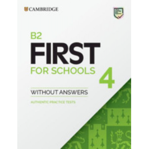 First for Schools 4. Student's Book without answers