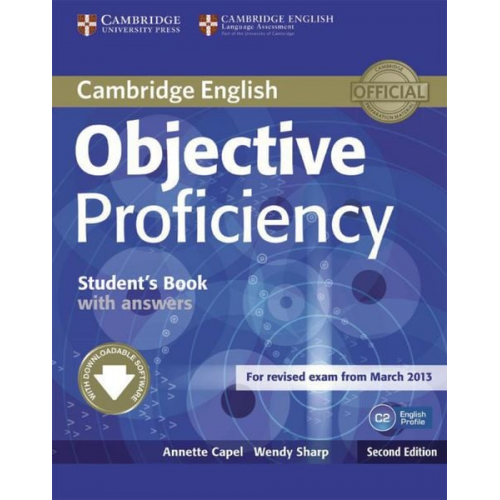 Annette Capel Wendy Sharp - Objective Proficiency. Self-study Student's Book with answers