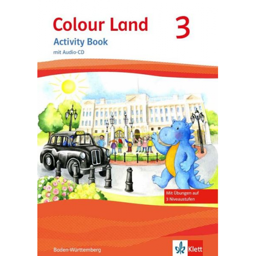 Colour Land. Für den Beginn ab Klasse 1 / Activity Book mit Audio-CD und Bildkarten 3. Schuljahr