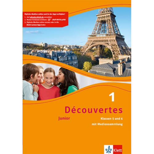 Découvertes Junior. 1 Cahier d'activités mit Audio-CD (MP3 für PC). Klasse 5