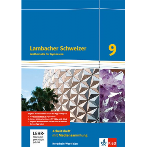 Lambacher Schweizer Mathematik 9 - G8. Ausgabe Nordrhein-Westfalen. Arbeitsheft plus Lösungsheft und Lernsoftware Klasse 9