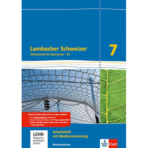 Lambacher Schweizer. 7. Schuljahr G9. Arbeitsheft plus Lösungsheft und Lernsoftware. Neubearbeitung. Niedersachsen