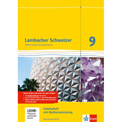 Lambacher Schweizer. 9. Schuljahr. Arbeitsheft plus Lösungsheft und Lernsoftware. Neubearbeitung. Rheinland-Pfalz