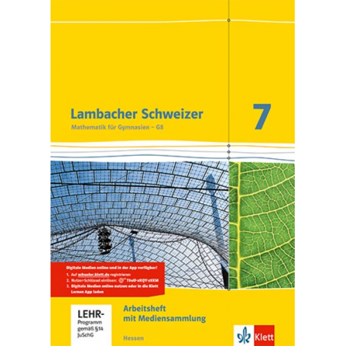 Lambacher Schweizer. 7. Schuljahr G8. Arbeitsheft plus Lösungsheft und Lernsoftware. Neubearbeitung. Hessen