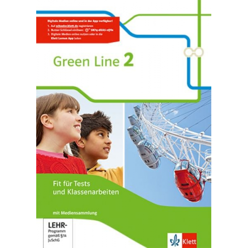 Green Line 2. Fit für Tests und Klassenarbeiten mit Lösungsheft und Mediensammlung. Neue Ausgabe.