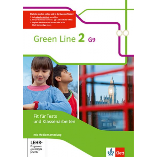 Green Line 2 G9. Fit für Tests und Klassenarbeiten mit Lösungsheft und Mediensammlung. Neue Ausgabe