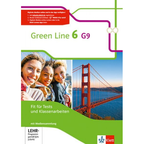 Green Line 6 G9. Fit für Tests und Klassenarbeiten mit Lösungsheft und Mediensammlung Klasse 10