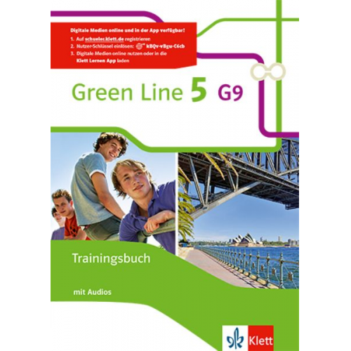 Green Line 5 G9. Trainingsbuch mit Audios Klasse 9