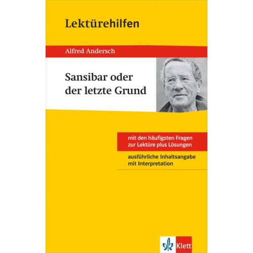 Thomas Gräff - Klett Lektürehilfen Alfred Andersch "Sansibar oder der letzte Grund"