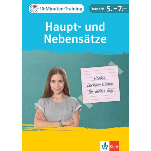 10-Minuten-Training Deutsch Haupt- und Nebensätze 5.-7. Klasse