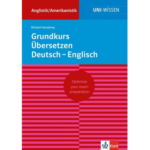 Richard Humphrey - Grundkurs Übersetzen Deutsch-Englisch