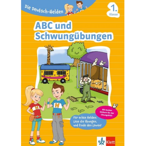 Die Deutsch-Helden ABC und Schwungübungen 1. Klasse