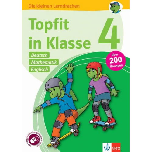 Topfit in Klasse 4 - Deutsch, Mathematik und Englisch. Übungsbuch