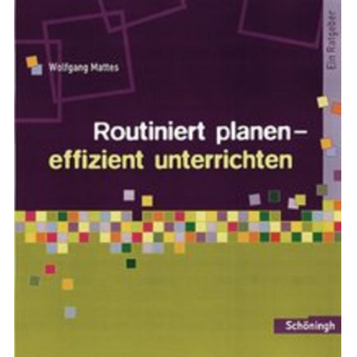 Wolfgang Mattes - Routiniert planen - effizient unterrichten