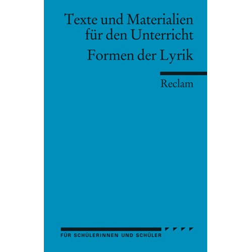 Peter Bekes - Formen der Lyrik