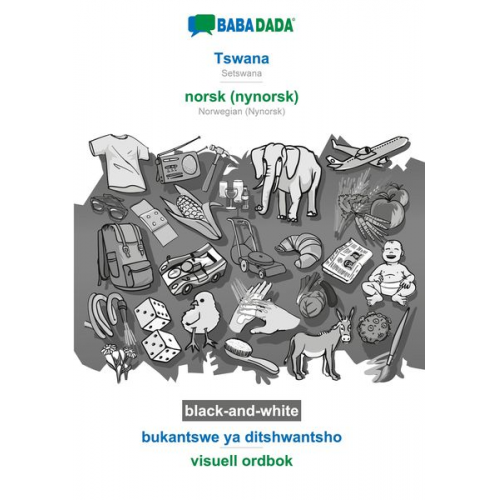 Babadada GmbH - Tswana - norsk (nynorsk), bukantswe ya ditshwantsho, BW