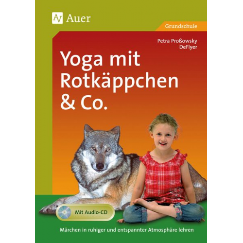 DeFlyer Petra Prossowsky - Yoga mit Rotkäppchen und Co.