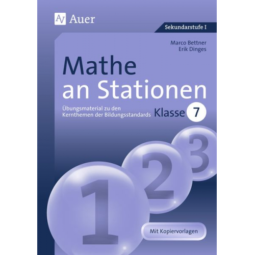 Marco Bettner Erik Dinges - Mathe an Stationen 7