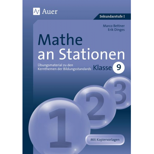 Marco Bettner Erik Dinges - Mathe an Stationen