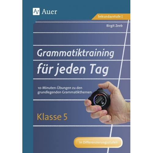 Birgit Zeeb - Grammatiktraining für jeden Tag Klasse 5