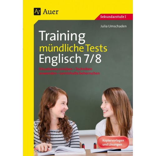 Julia Umschaden - Training mündliche Tests Englisch 7-8