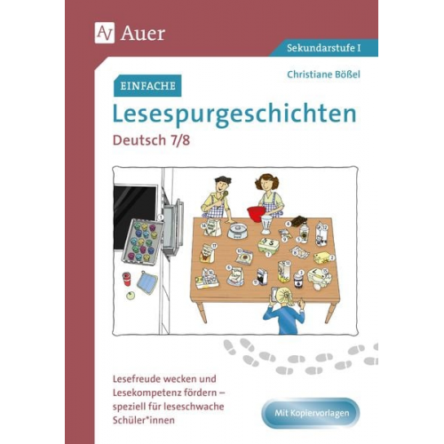 Christiane Bössel - Einfache Lesespurgeschichten Deutsch 7-8