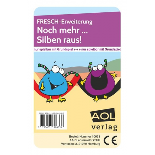 Corinne Zimmermann - FRESCH-Erweiterung: Noch mehr... Silben raus!