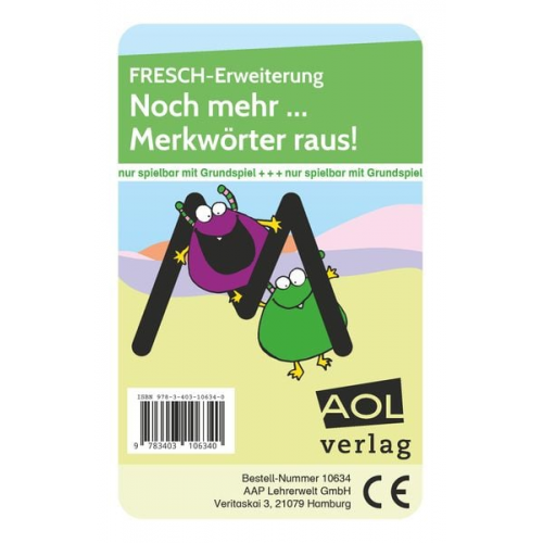 Corinne Zimmermann - FRESCH-Erweiterung: Noch mehr... Merkwörter raus!