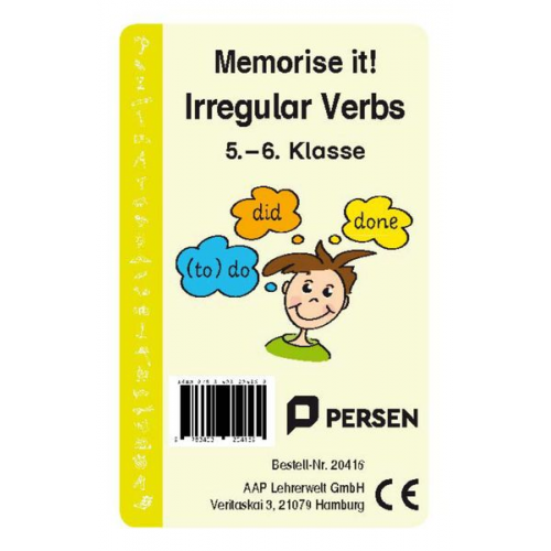 Josephine Finkenstein - Memorise it! Irregular Verbs