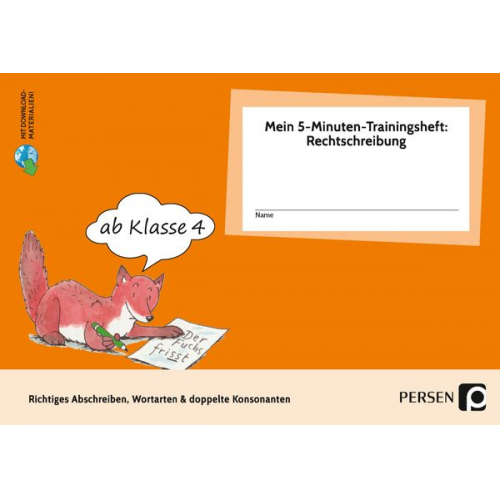 Karin Hohmann - Mein 5-Min-Trainingsheft: Rechtschreibung 1, Kl. 4