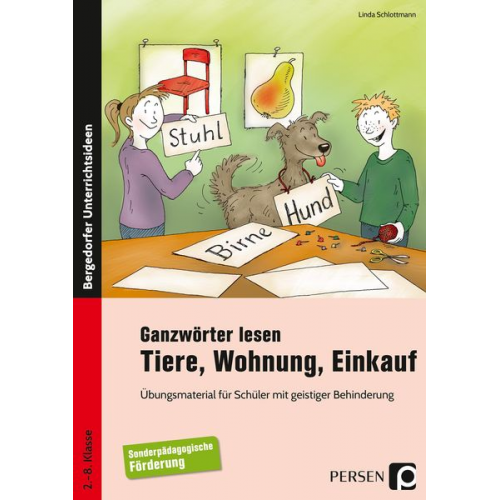 Linda Schlottmann - Ganzwörter lesen: Tiere, Wohnung, Einkauf