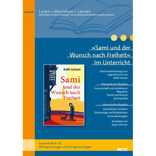 Anja Schirmer - "Sami und der Wunsch nach Freiheit"/Lehrerhandr.+Kopiervorl.