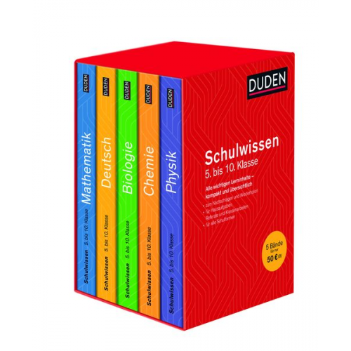 Christa Pews-Hocke Claudia Puhlfürst Detlef Langermann Günther Rolles Kirsten Thietz - Duden Schulwissen 5. bis 10. Klasse 5 Bände