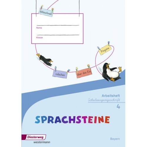 Marion Hahnel Cordula Atzhorn Sabine Graser Franziska Mross Birgitta Baumann-Strobel - SPRACHSTEINE Sprachbuch 4. Arbeitsheft. SAS Schulausgangsschrift. Bayern