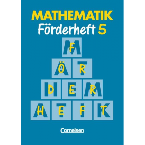 Marita Sommer Heribert Gathen Rolf Kirsch Gertrud Gonsior Michaela Spiekermann - Mathematik Förderschule - Förderhefte - Band 5