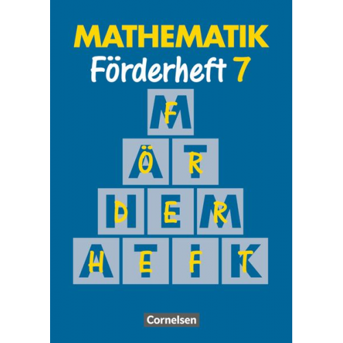 Marita Sommer Heribert Gathen Rolf Kirsch Gertrud Gonsior Michaela Spiekermann - Mathematik. Neue Ausgabe für Sonderschulen. Förderheft 7. RSR