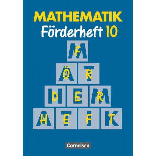 Marita Sommer Heribert Gathen Rolf Kirsch Gertrud Gonsior Michaela Spiekermann - Mathematik für Sonderschulen Neu. Förderheft 10