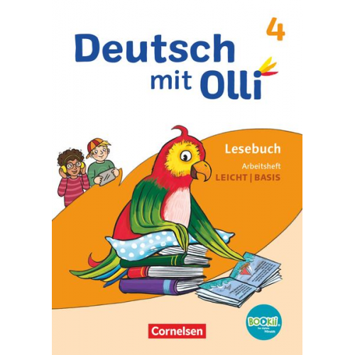 Deutsch mit Olli Lesen 2-4 4. Schuljahr. Arbeitsheft Leicht / Basis