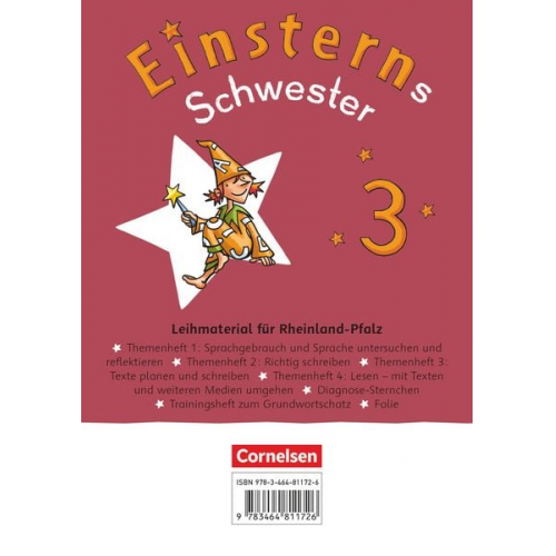 Einsterns Schwester - Sprache und Lesen 3. Schuljahr. Themenhefte 1-4, Training Grundwortschatz und Diagnoseheft im Schuber (Ausgabe Rheinland-Pfalz)