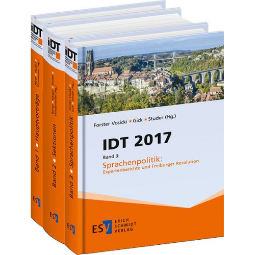 IDT 2017 - Band 1, 2 und 3 als Gesamtpaket