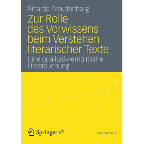 Ricarda Freudenberg - Zur Rolle des Vorwissens beim Verstehen literarischer Texte