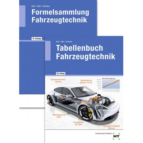 Marco Bell Helmut Elbl Wilhelm Schüler - Paketangebot Tabellenbuch Fahrzeugtechnik und Formelsammlung Fahrzeugtechnik